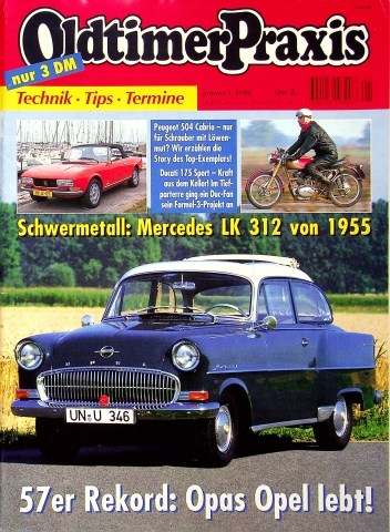 Deckblatt Oldtimer Praxis (01/1996)